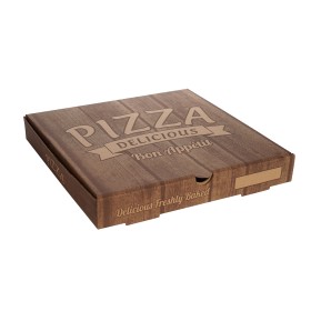 Baskılı Pizza Kutusu 24x24x4 cm (100 Adet)