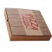 Baskılı Pizza Kutusu 22x22x4 cm  (100 Adet) 