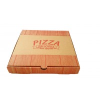 Baskılı Pizza Kutusu 28x28x4 cm (100 Adet) Model 2022