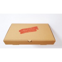 Baskılı Pide Kutusu 20,5x36x5 cm (50 Adet) 