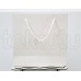 Parlak Beyaz Karton Çanta 100 ADET 23,5*24,5*9 cm  1.Sınıf El Yapımı Yerli Üretim